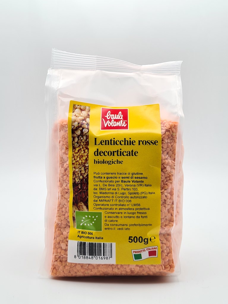 Legumi e Semi Lenticchie Rosse Decorticate 500 g