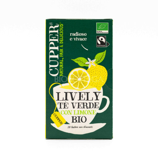 5021991942297-TISANA TEA VERDE con LIMONE20 FILTRI CUPPER