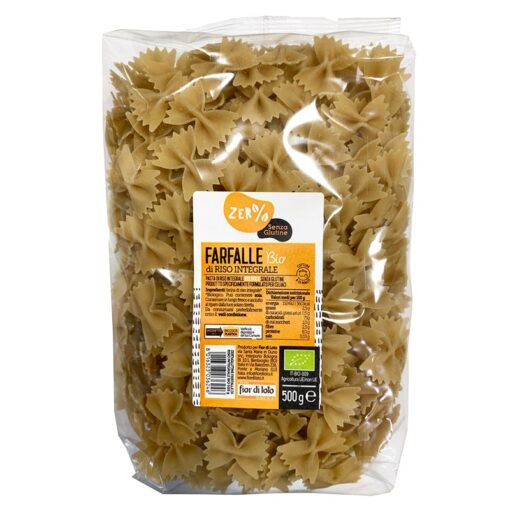 8016323036246-FARFALLE DI RISO INTEGRALE 500GR zero glutine